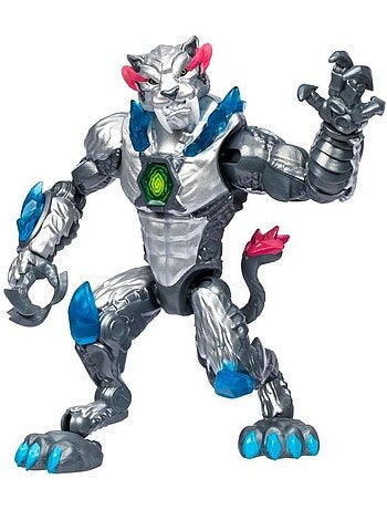 Figurine - panthère metallic mutators chambre de mutation - moose toys mrbeast lab