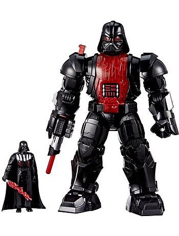 Figurine 10 cm + armure mécanique 28 cm dark vador - hasbro star wars