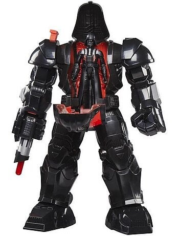 Figurine 10 cm + armure mécanique 28 cm dark vador - hasbro star wars