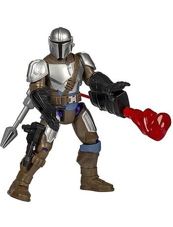 Figurine 12 cm - mandalorien & grogu deluxe mixmashers - hasbro star wars