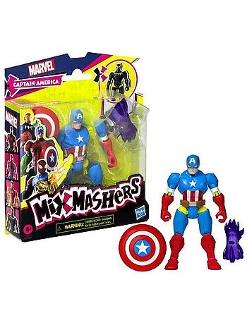 Figurine 12 cm personnalisable à combiner - hasbro mixmashers marvel avengers