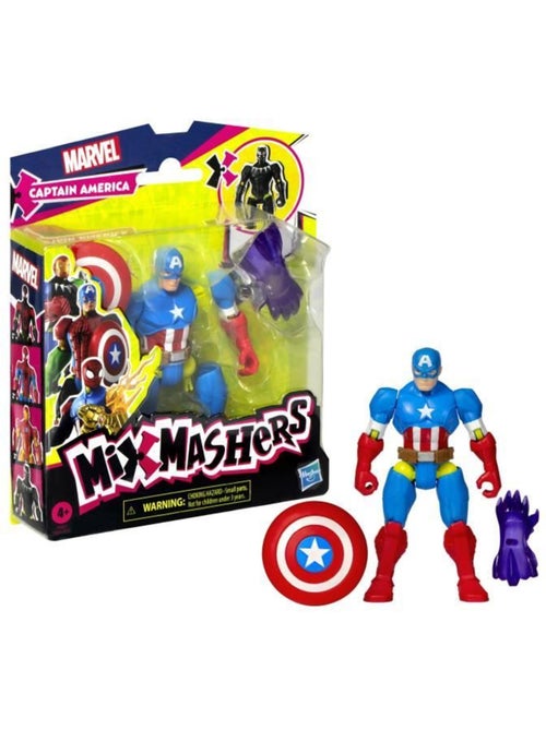 Figurine 12 cm personnalisable à combiner - hasbro mixmashers marvel avengers - Kiabi