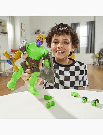 Figurine 12 cm personnalisable à combiner - mixmashers hulk deluxe, hasbro
