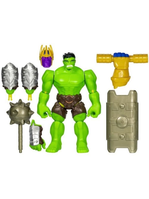 Figurine 12 cm personnalisable à combiner - mixmashers hulk deluxe, hasbro - Kiabi