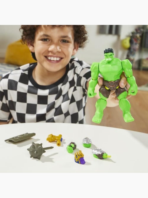 Figurine 12 cm personnalisable à combiner - mixmashers hulk deluxe, hasbro - Kiabi