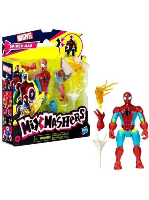 Figurine 12 cm personnalisable à combiner - spider-man marvel, hasbro - Kiabi