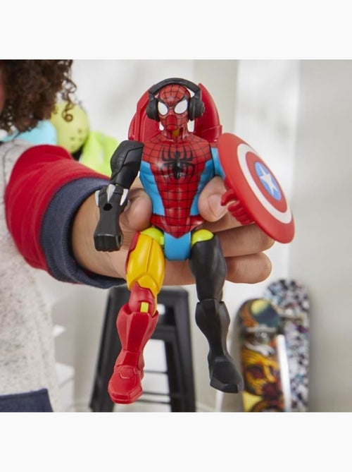 Figurine 12 cm personnalisable à combiner - spider-man marvel, hasbro - Kiabi