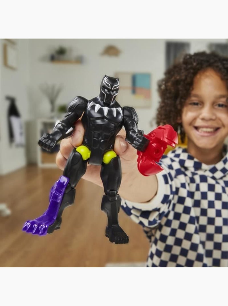 Figurine 12 cm personnalisable black panther - hasbro marvel mixmashers Noir - Kiabi