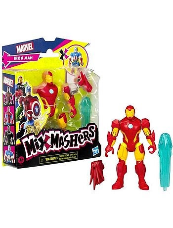 Figurine 12 cm personnalisable iron man - hasbro, marvel avengers