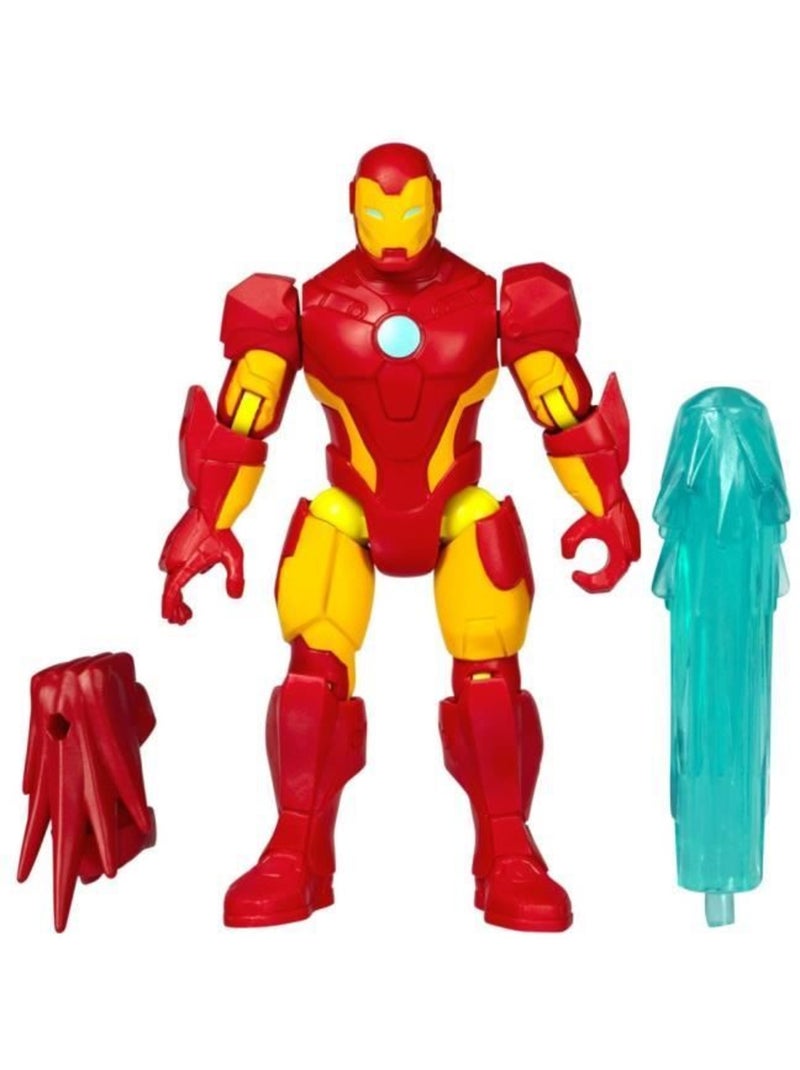 Figurine 12 cm personnalisable iron man - hasbro, marvel avengers Blanc - Kiabi