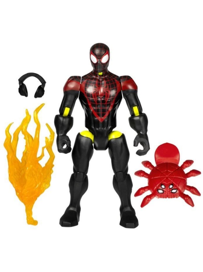 Figurine 12 cm personnalisable miles morales - hasbro, marvel spiderman Noir - Kiabi