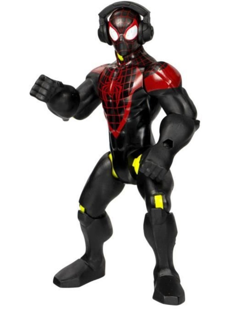 Figurine 12 cm personnalisable miles morales - hasbro, marvel spiderman Noir - Kiabi