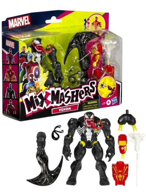 Figurine 12 cm personnalisable venom deluxe - hasbro marvel spider-man - Kiabi