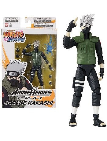 Figurine 17 cm articulée - Kakashi Hatake - BANDAI, Naruto Shippuden