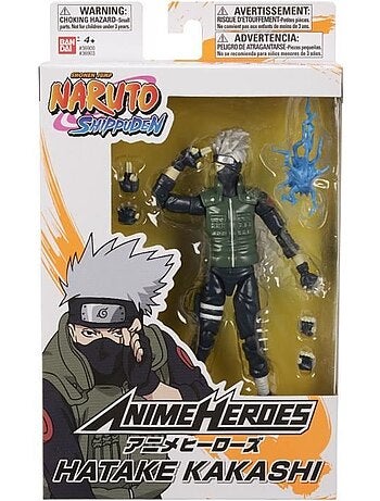 Figurine 17 cm articulée - Kakashi Hatake - BANDAI, Naruto Shippuden
