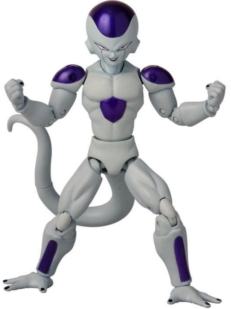 Figurine 17 cm articulée Freezer forme finale - BANDAI, Dragon Ball Gris - Kiabi