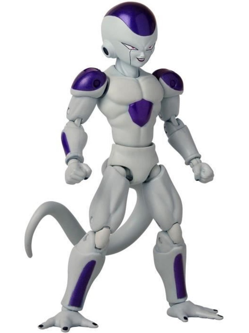 Figurine 17 cm articulée Freezer forme finale - BANDAI, Dragon Ball Gris - Kiabi