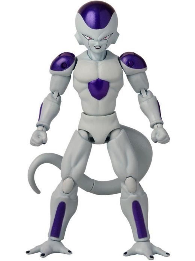 Figurine 17 cm articulée Freezer forme finale - BANDAI, Dragon Ball Gris - Kiabi