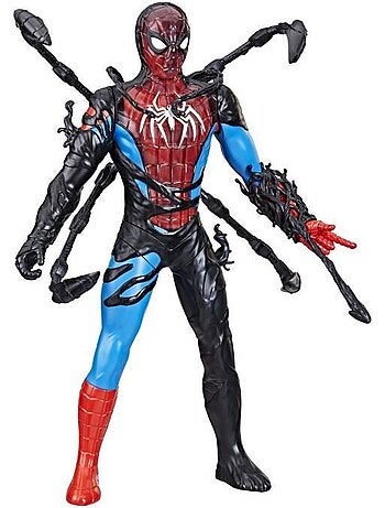 Figurine 28 cm - métamorphose liquide avec 6 accessoires - hasbro spider-man