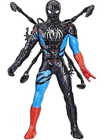 Figurine 28 cm - métamorphose liquide avec 6 accessoires - hasbro spider-man