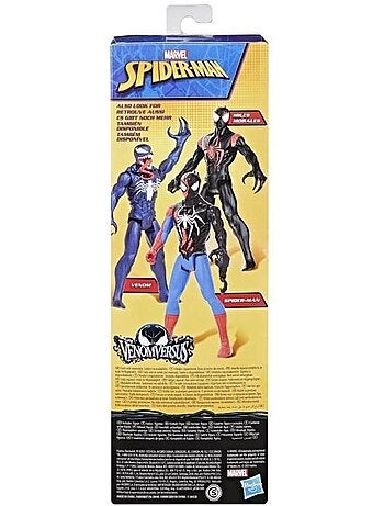 Figurine 30 cm - spider-man venomversus symbiote - hasbro marvel spider-man