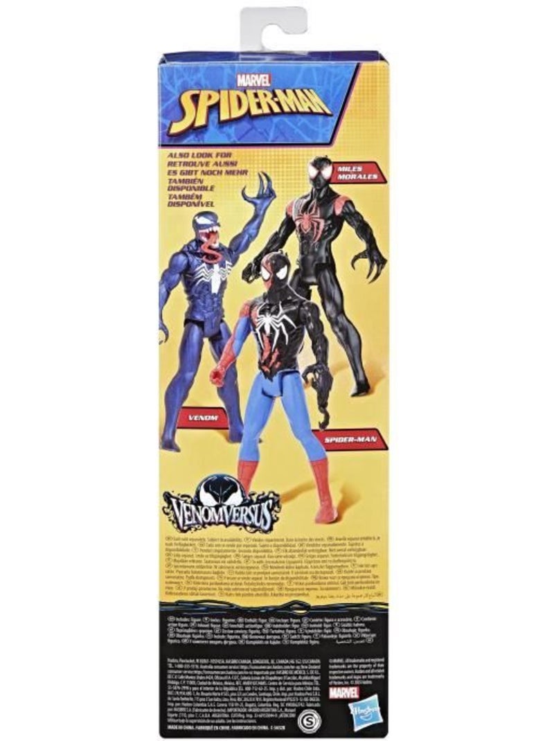 Figurine 30 cm - spider-man venomversus symbiote - hasbro marvel spider-man Noir - Kiabi