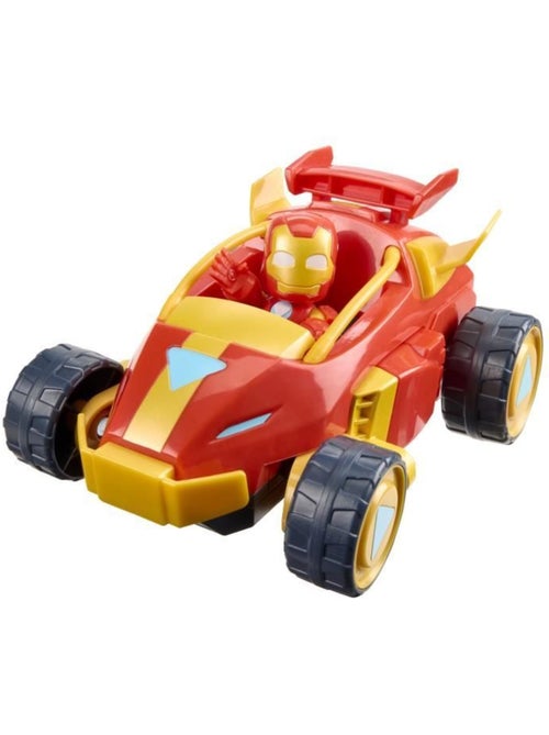 Figurine 7,5 cm - armure mecha + véhicule 2-en-1 - hasbro marvel - Kiabi