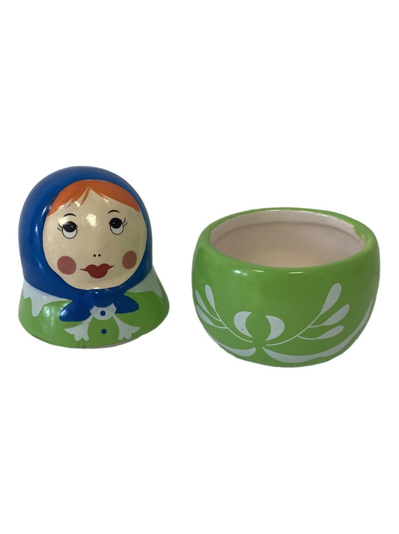 Figurine à bijoux poupée russe Vert - Kiabi