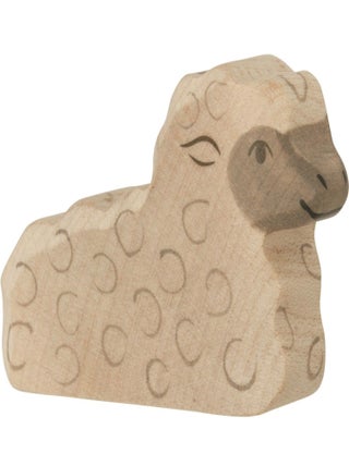 Figurine Agneau, allongé