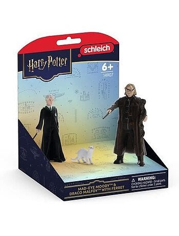 Figurine alastor maugrey & drago malfoy et le furet, schleich 14907 gamme harry potter©