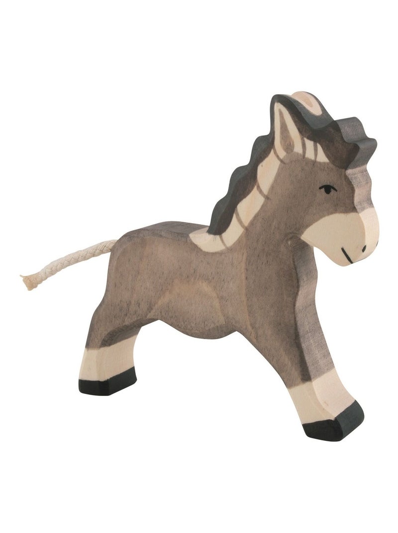 Figurine Ane au galop Gris - Kiabi