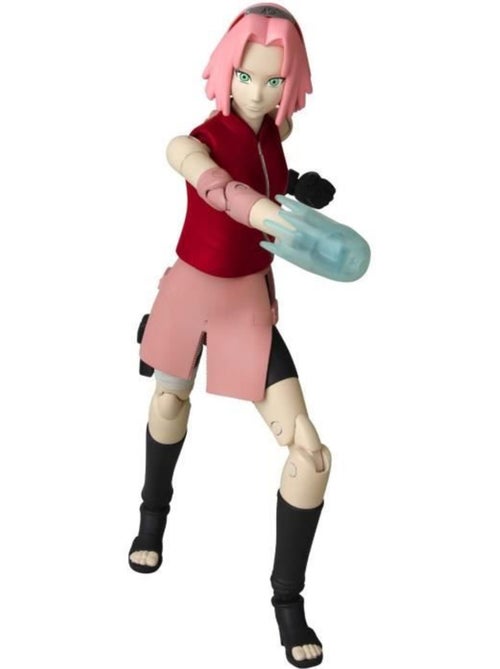Figurine anime heroes - bandai - naruto shippuden - haruno sakura - 16 points d'articulation - Kiabi