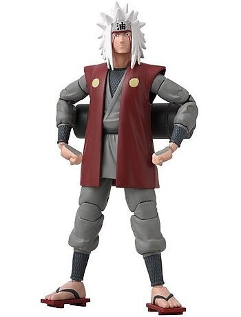 Figurine anime heroes - bandai - naruto shippuden - jiraya - 17 cm