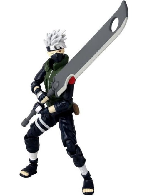 Figurine anime heroes - bandai - naruto shippuden - kakashi hatake (fourth great ninja war) - 17 cm - Kiabi