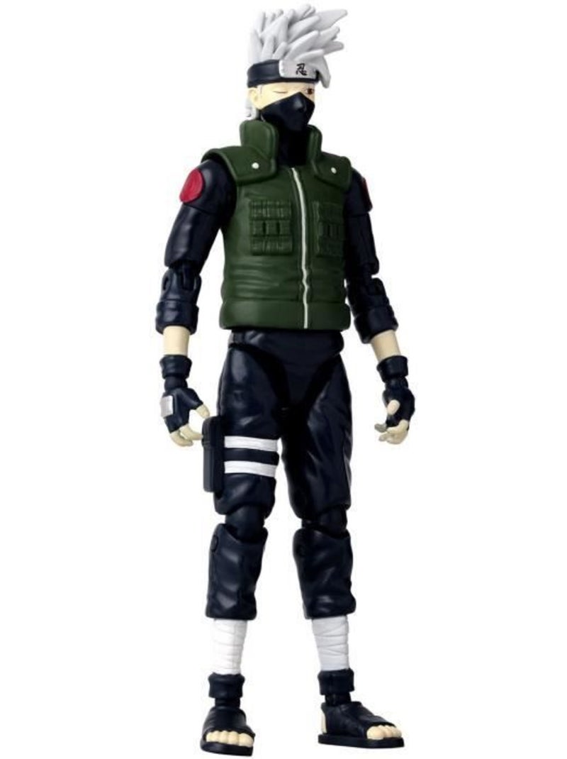 Figurine anime heroes - bandai - naruto shippuden - kakashi hatake (fourth great ninja war) - 17 cm Blanc - Kiabi