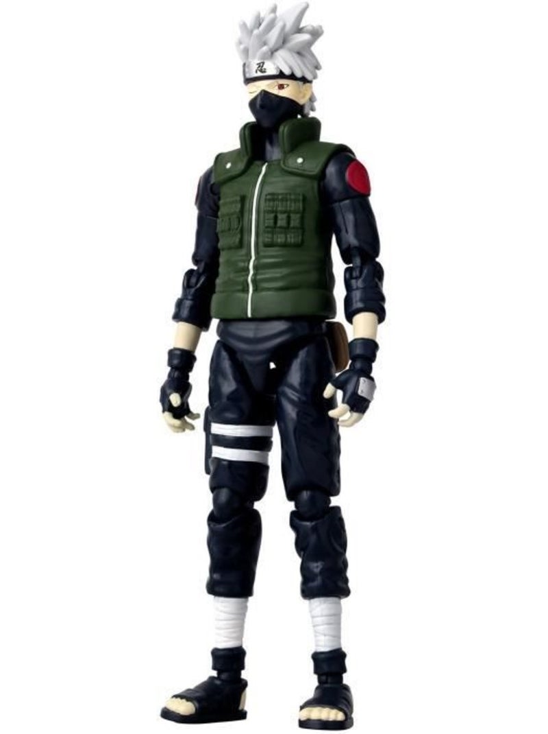 Figurine anime heroes - bandai - naruto shippuden - kakashi hatake (fourth great ninja war) - 17 cm Blanc - Kiabi