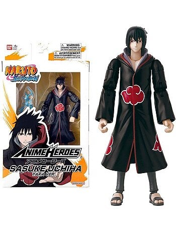 Figurine anime heroes 17 cm - bandai - naruto shippuden - sasuke taka - 36967