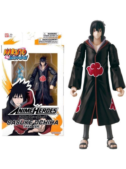 Figurine anime heroes 17 cm - bandai - naruto shippuden - sasuke taka - 36967 - Kiabi