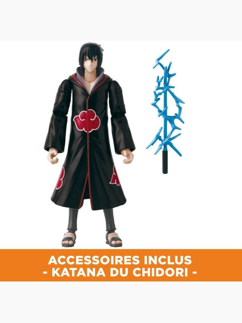 Figurine anime heroes 17 cm - bandai - naruto shippuden - sasuke taka - 36967 Noir - Kiabi