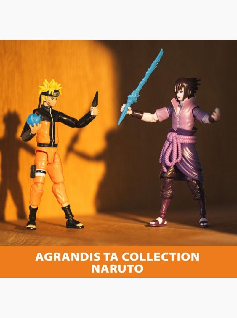 Figurine anime heroes 17 cm - bandai - naruto shippuden - sasuke taka - 36967 Noir - Kiabi
