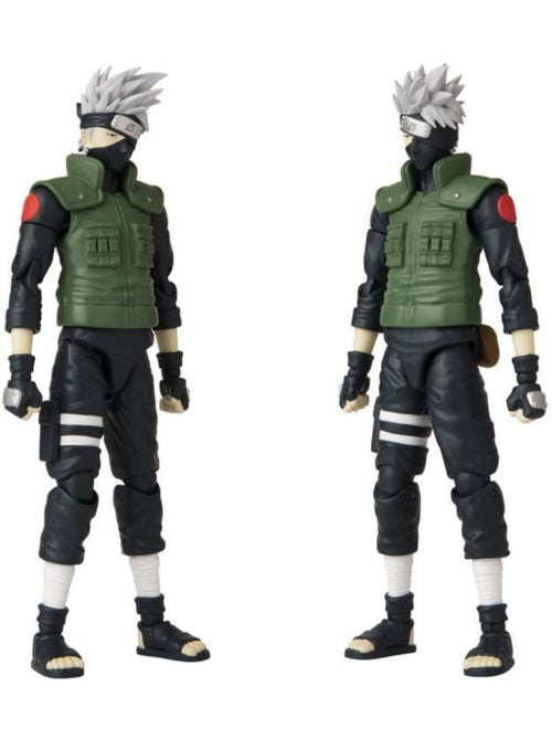 Figurine anime heroes 17 cm - kakashi hatake - naruto shippuden - bandai - Kiabi