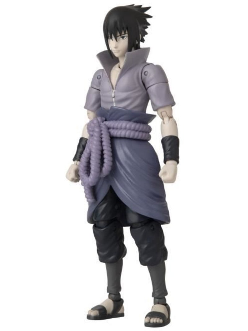 Figurine anime heroes 17 cm - sasuke uchiwa - bandai naruto shippuden Gris - Kiabi