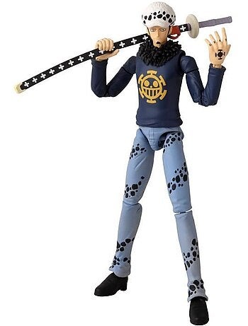 Figurine anime heroes 17 cm - trafalgar law - bandai - one piece