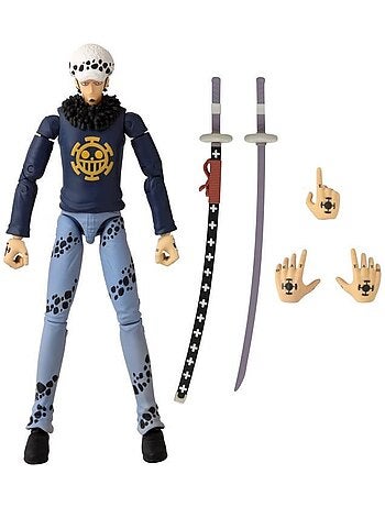 Figurine anime heroes 17 cm - trafalgar law - bandai - one piece