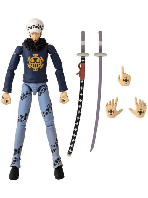 Figurine anime heroes 17 cm - trafalgar law - bandai - one piece - Kiabi