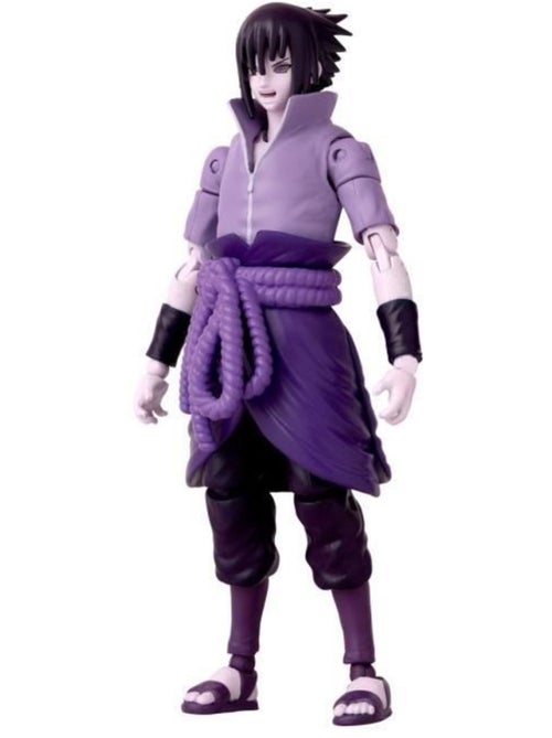 Figurine anime heroes 17 cm sasuke uchiwa rinnegan/mangekyo sharingan - bandai naruto shippuden - Kiabi