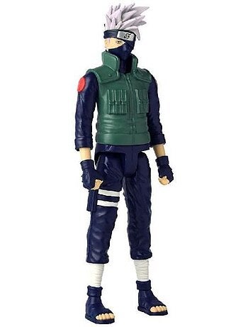 Figurine anime heroes articulée - bandai - naruto shippuden - kakashi hatake mega - 30 cm