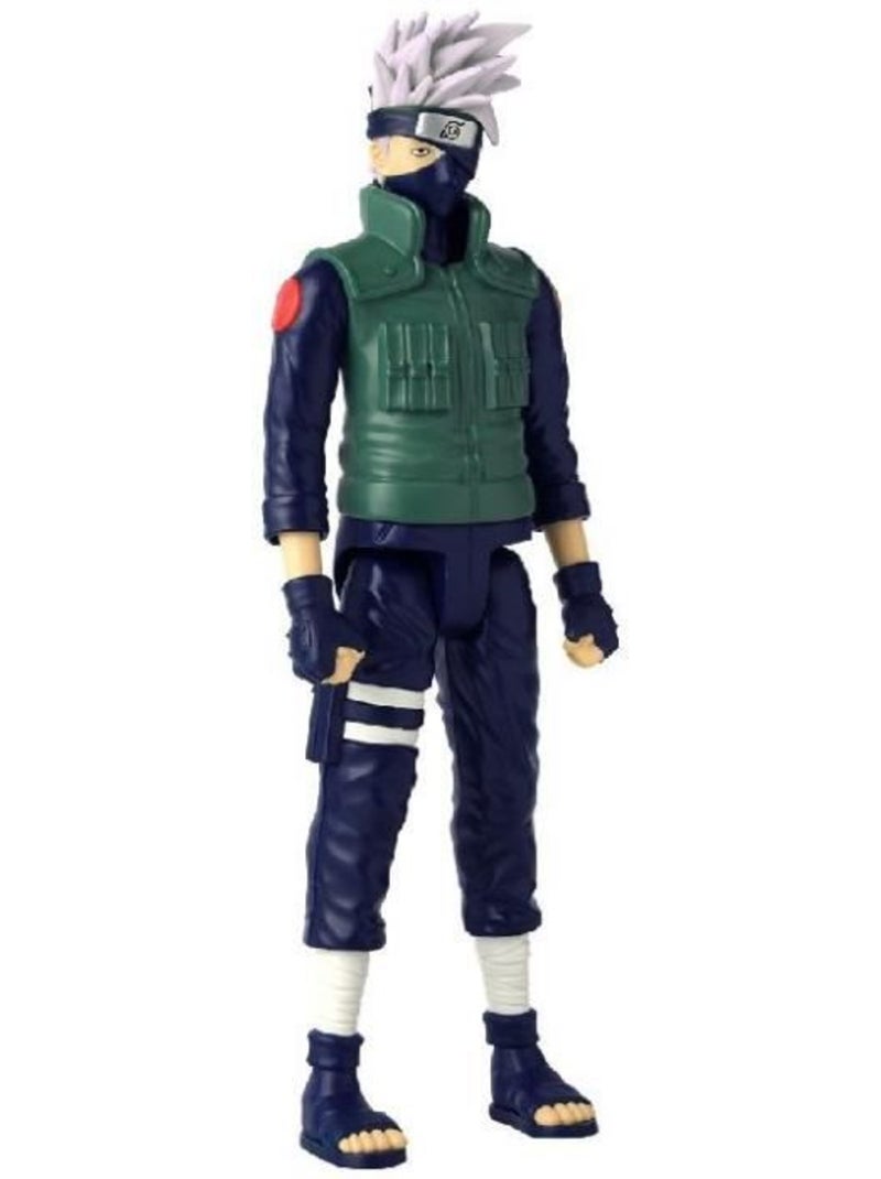 Figurine anime heroes articulée - bandai - naruto shippuden - kakashi hatake mega - 30 cm Gris - Kiabi