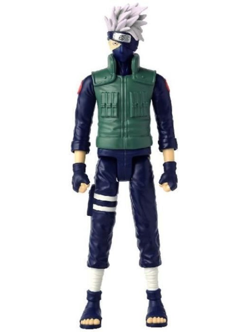 Figurine anime heroes articulée - bandai - naruto shippuden - kakashi hatake mega - 30 cm Gris - Kiabi