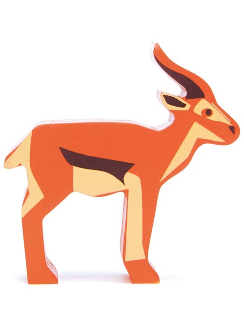 Figurine Antilope en bois - Kiabi
